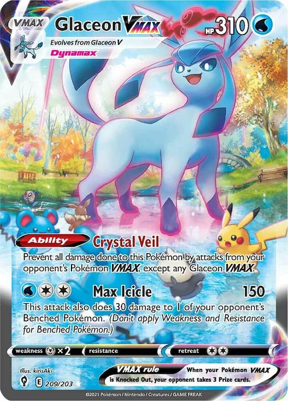 Glaceon VMAX #209 – Evolving Skies
