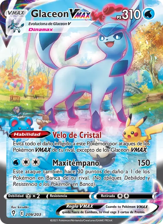 Glaceon VMAX 209 – Cielos Evolutivos