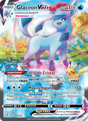 Glaceon VMAX 209 – Cielos Evolutivos