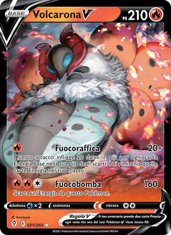 Volcarona V 21 – Evoluzioni Eteree