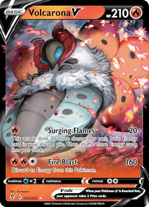 Volcarona V #21 – Evolving Skies
