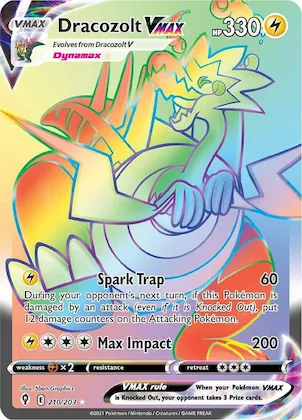Dracozolt VMAX #210 – Evolving Skies