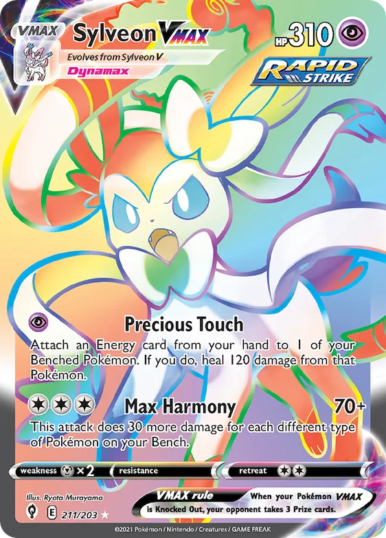 Sylveon VMAX #211 – Evolving Skies