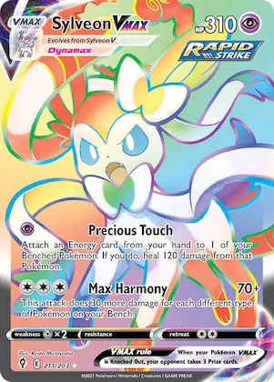 Sylveon VMAX #211 – Evolving Skies