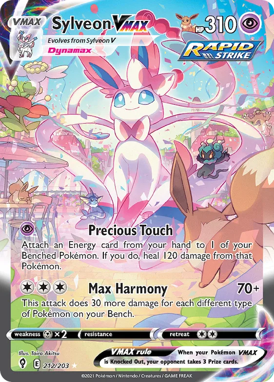 Sylveon VMAX #212 – Evolving Skies