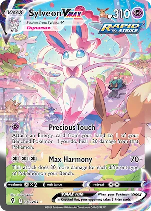 Sylveon VMAX #212 – Evolving Skies