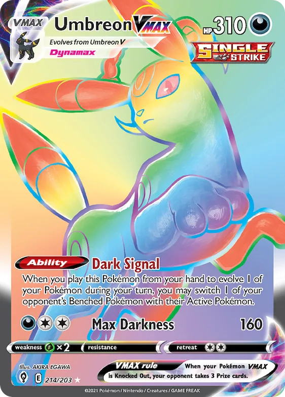 Umbreon VMAX #214 – Evolving Skies