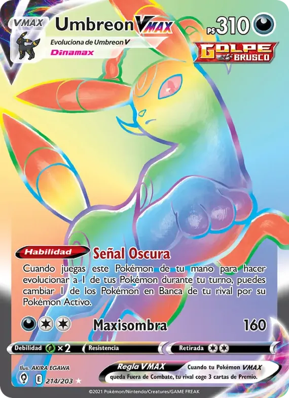 Umbreon VMAX 214 – Cielos Evolutivos