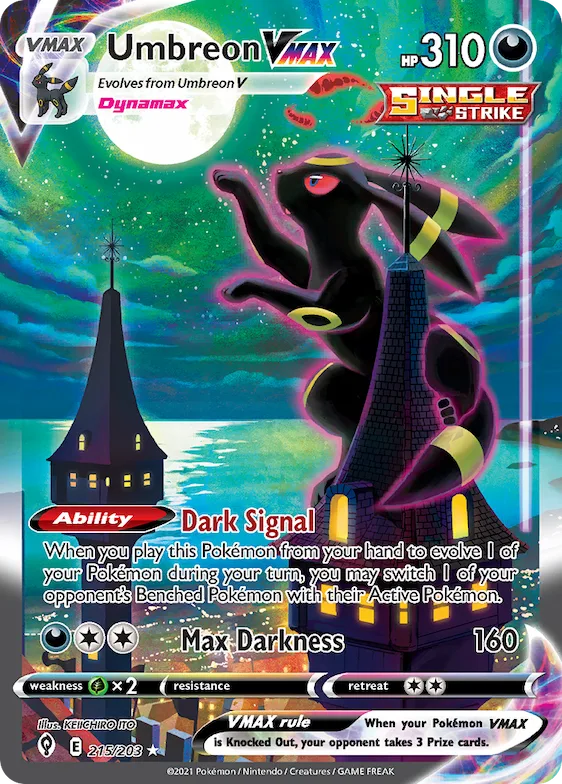 Umbreon VMAX #215 – Evolving Skies