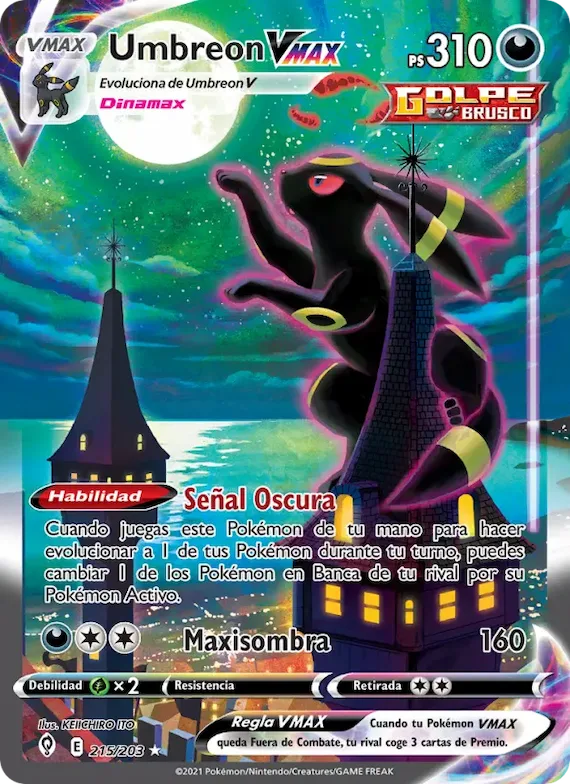 Umbreon VMAX 215 – Cielos Evolutivos