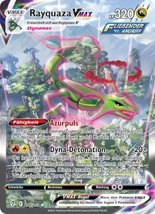 Rayquaza VMAX Nr. 218 – Evolving Skies