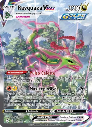 Rayquaza VMAX 218 – Cielos Evolutivos