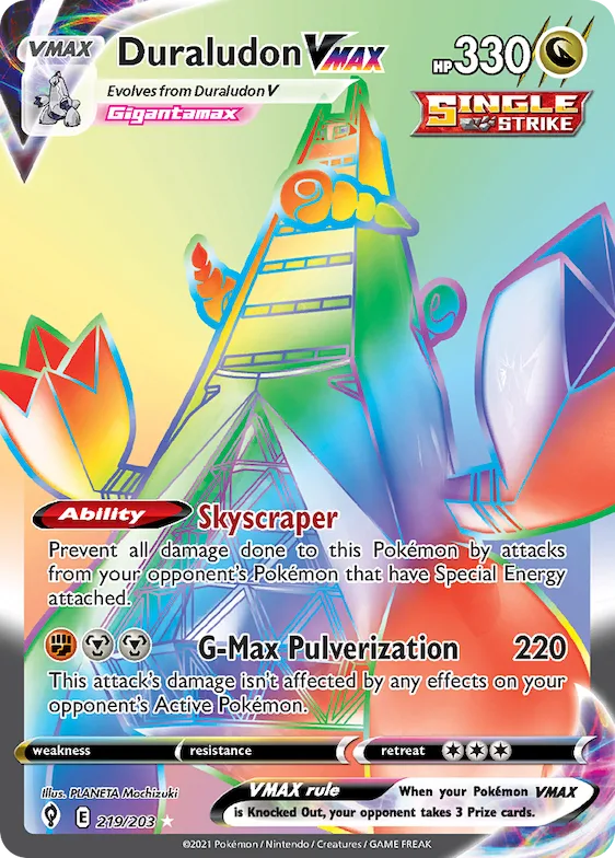 Duraludon VMAX #219 – Evolving Skies