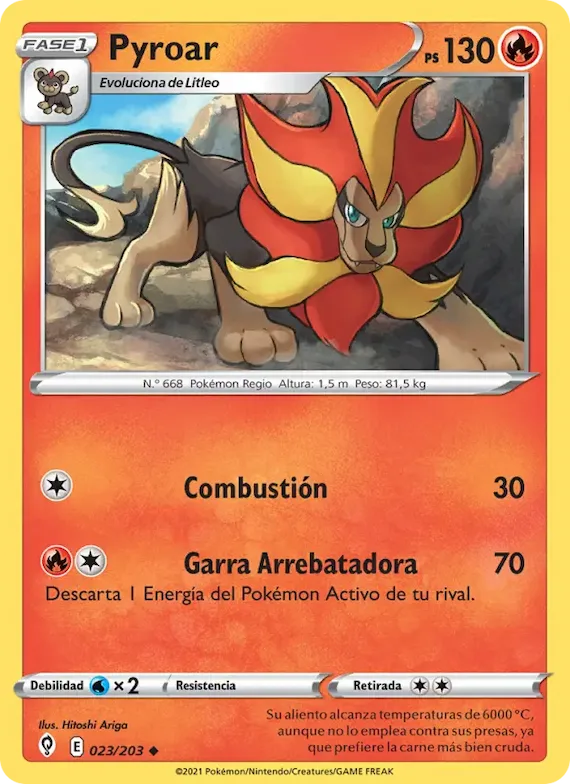 Pyroar 23 – Cielos Evolutivos