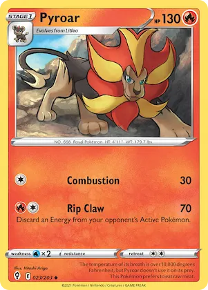 Pyroar #23 – Evolving Skies
