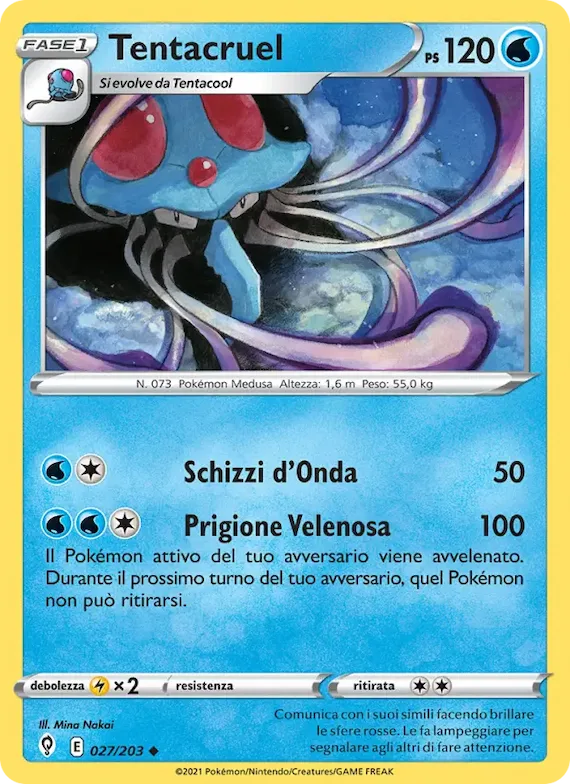 Tentacruel 27 – Evoluzioni Eteree