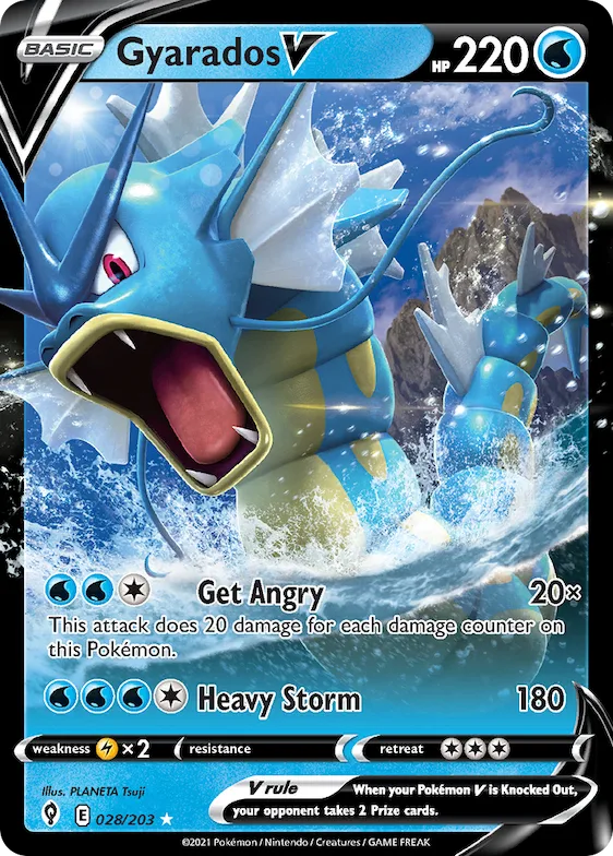 Gyarados V #28 – Evolving Skies