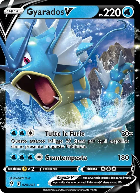 Gyarados V 28 – Evoluzioni Eteree