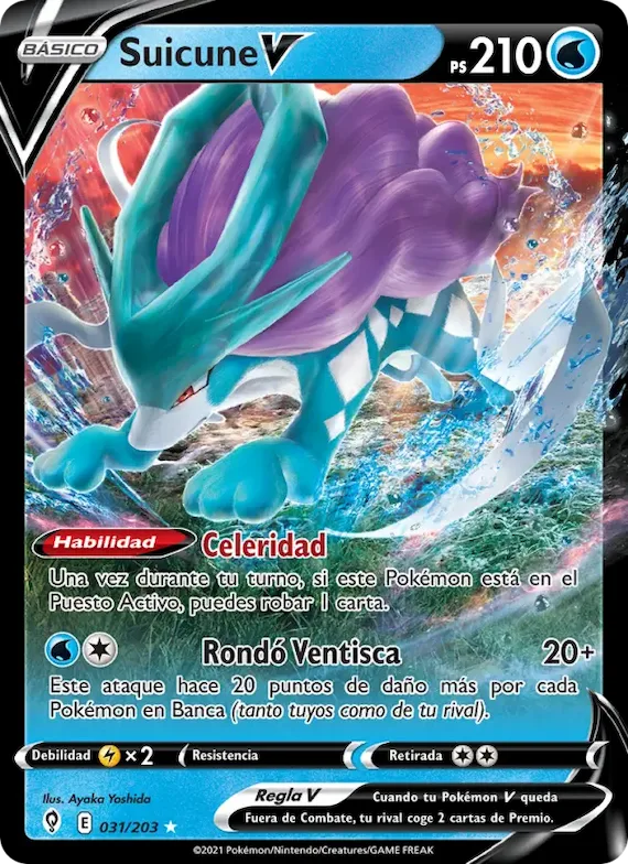 Suicune V 31 – Cielos Evolutivos