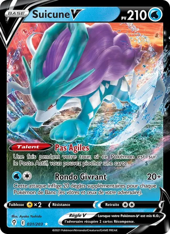 Suicune V 31 – Évolution Céleste