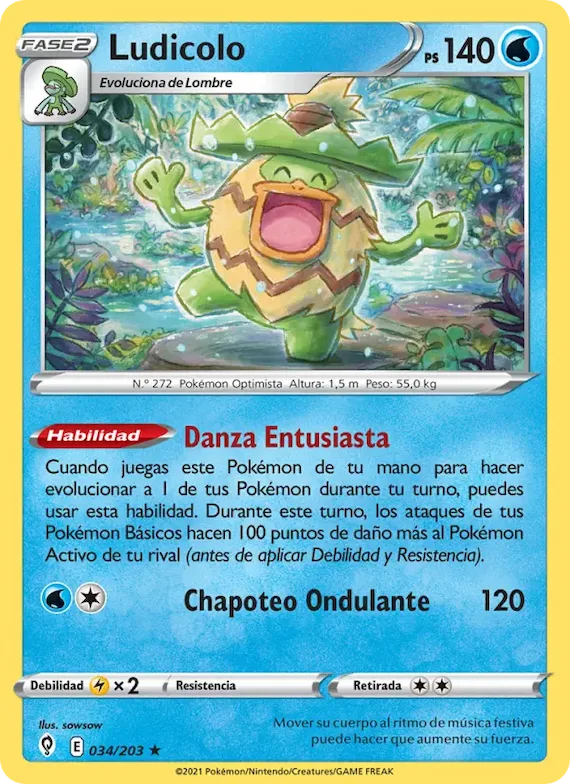 Ludicolo 34 – Cielos Evolutivos