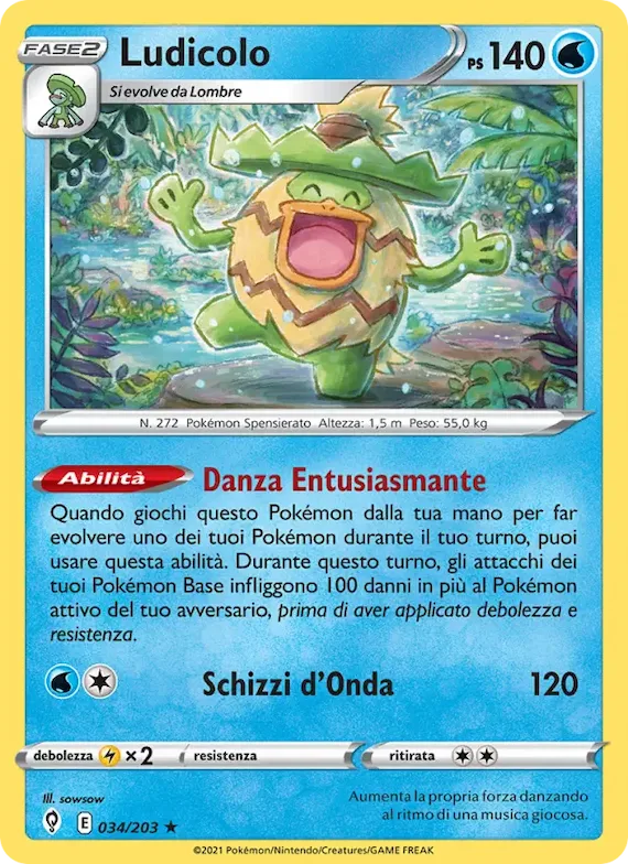 Ludicolo 34 – Evoluzioni Eteree