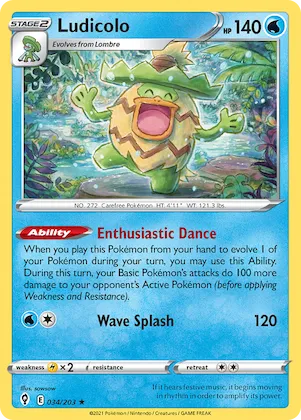 Ludicolo #34 – Evolving Skies
