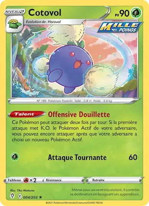Cotovol n° 4 – Évolution Céleste