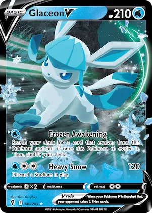 Glaceon V #40 – Evolving Skies