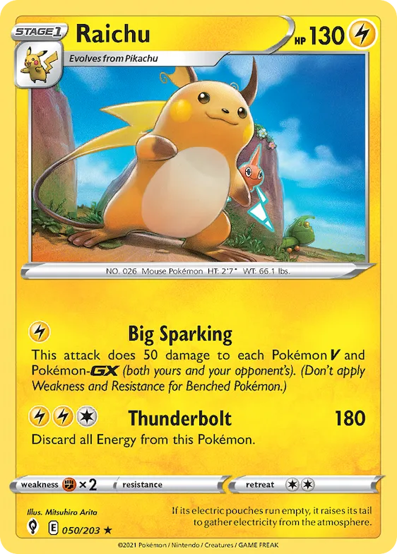 Raichu 50 – Céus em Evolução
