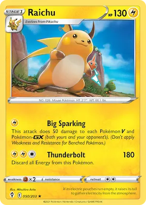 Raichu #50 – Evolving Skies