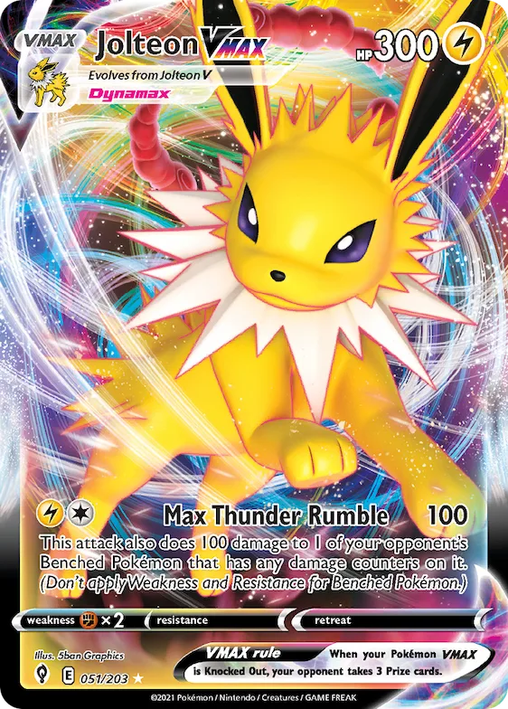 Jolteon VMAX #51 – Evolving Skies
