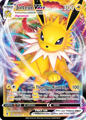 Jolteon VMAX #51 – Evolving Skies
