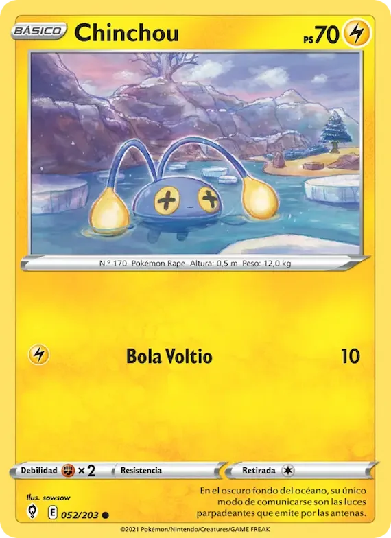 Chinchou 52 – Cielos Evolutivos