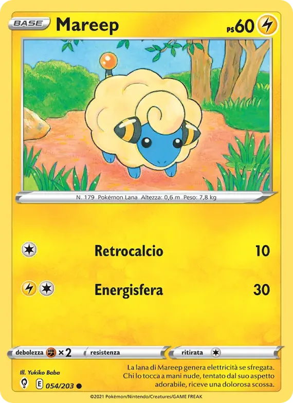 Mareep 54 – Evoluzioni Eteree