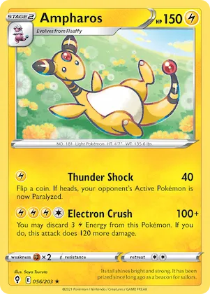 Ampharos #56 – Evolving Skies