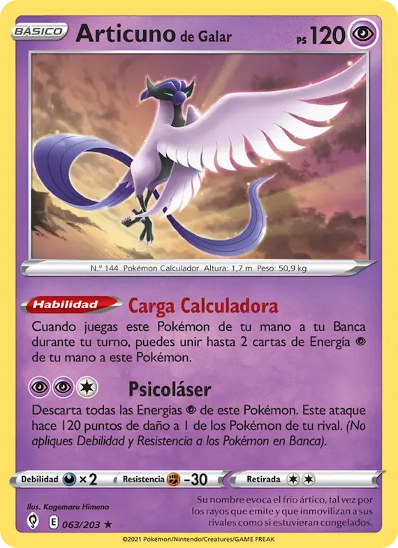 Articuno de Galar 63 – Cielos Evolutivos