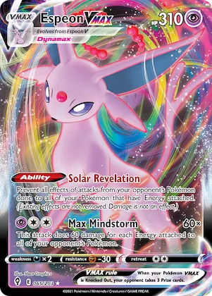 Espeon VMAX #65 – Evolving Skies