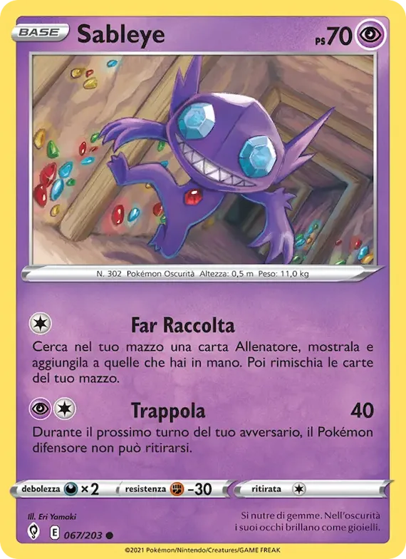 Sableye 67 – Evoluzioni Eteree