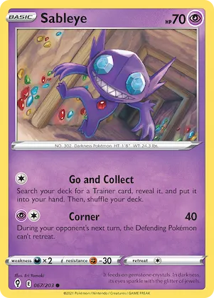Sableye #67 – Evolving Skies