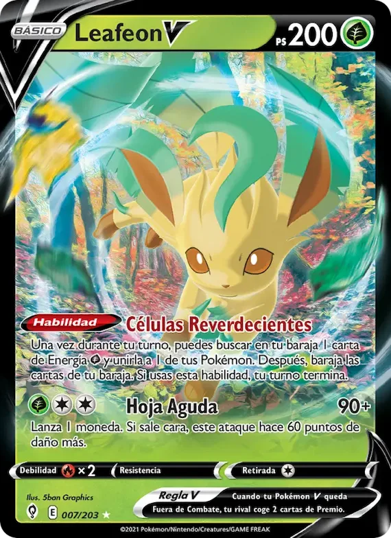 Leafeon V 7 – Cielos Evolutivos