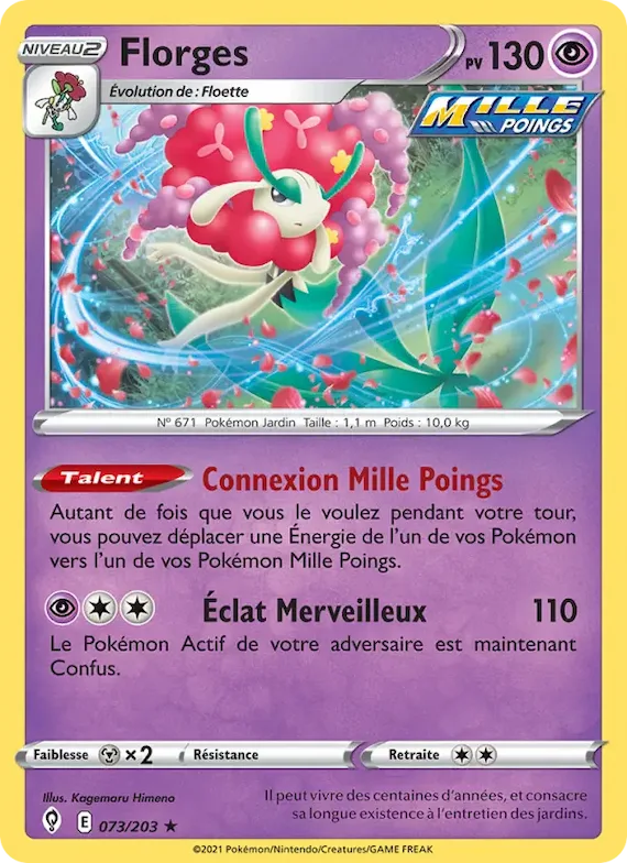 Florges 73 – Évolution Céleste