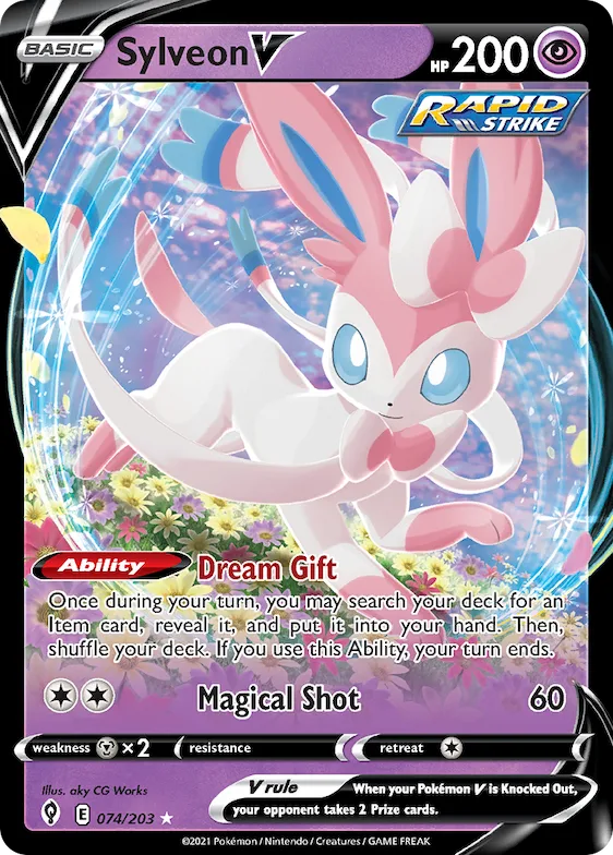 Sylveon V #74 – Evolving Skies