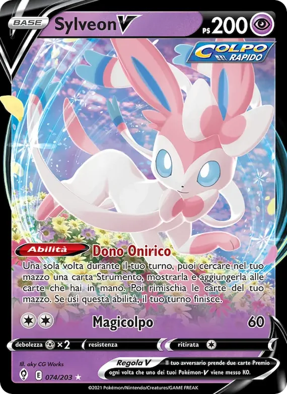 Sylveon V 74 – Evoluzioni Eteree
