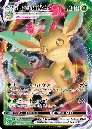 Leafeon VMAX #8 – Evolving Skies