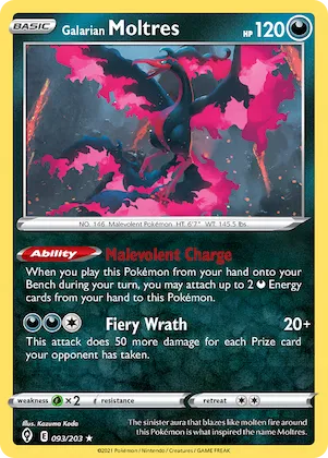 Galarian Moltres #93 – Evolving Skies
