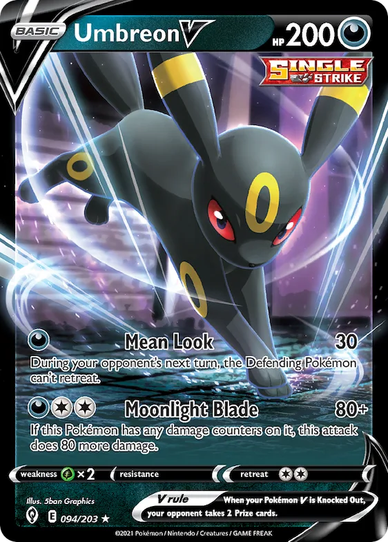 Umbreon V #94 – Evolving Skies