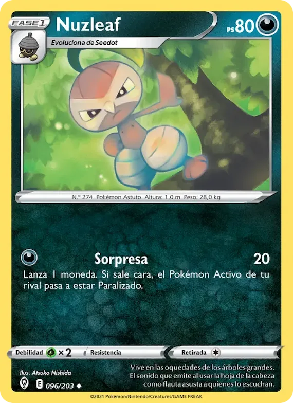 Nuzleaf 96 – Cielos Evolutivos