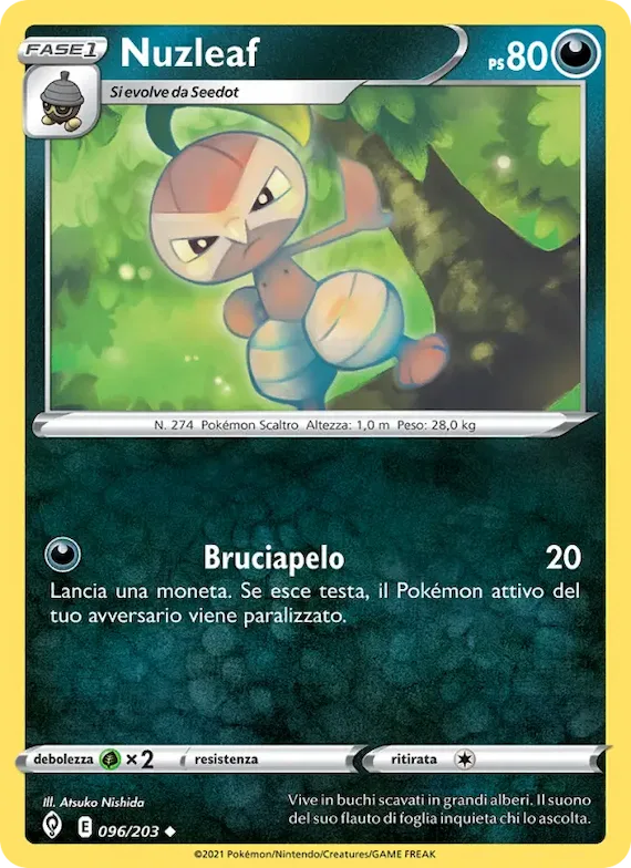 Nuzleaf 96 – Evoluzioni Eteree