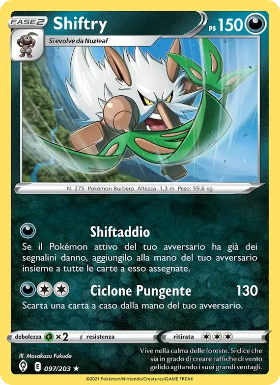 Shiftry 97 – Evoluzioni Eteree